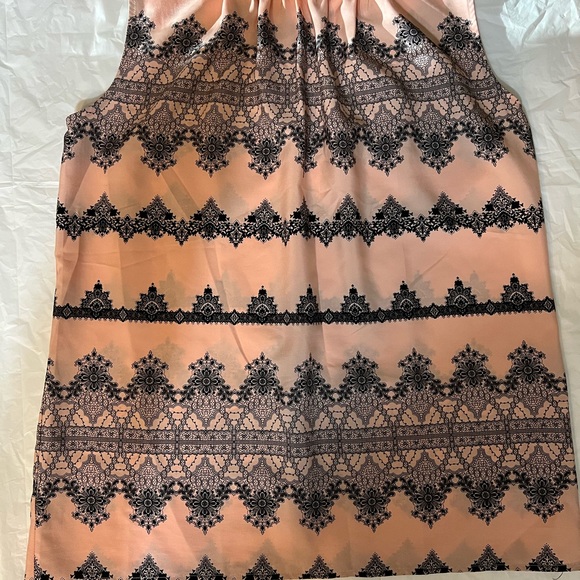 Ann Taylor Loft Womans Top Blouse Medium Multicolor Sleeveless - Picture 4 of 5